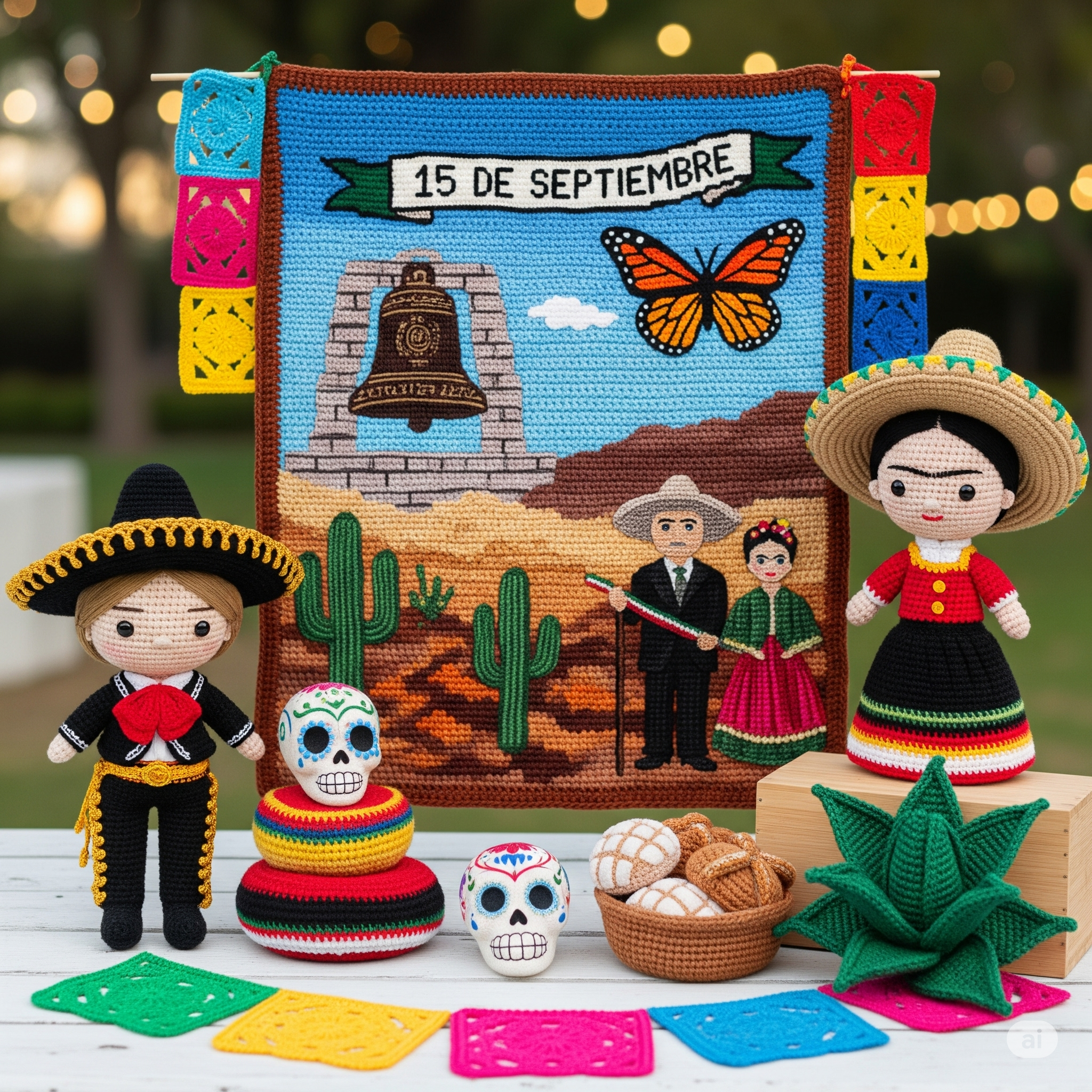 Artesanía Única para Celebrar el 15 de Septiembre